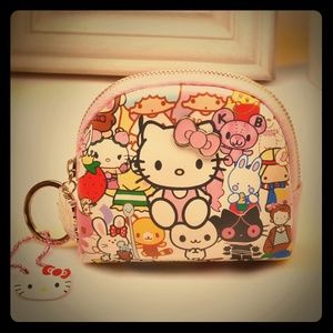 lady girls lovely cartoon zipper soft coin purse